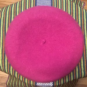Vintage Raspberry Beret